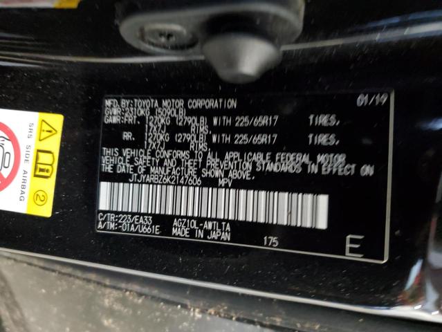 JTJYARBZ6K2147606 - 2019 LEXUS NX 300 BASE Qara foto 13