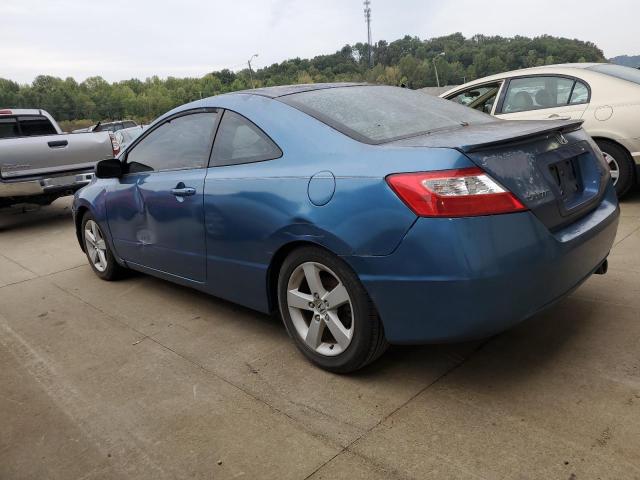 2HGFG12866H562618 - 2008 HONDA CIVIC EX BLUE photo 2