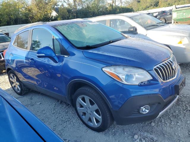 KL4CJGSB5EB627512 - 2014 BUICK ENCORE BLUE photo 4