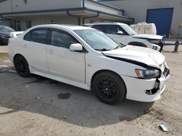 JA32U2FU0BU040091 - 2011 MITSUBISHI LANCER ES/ES SPORT WHITE photo 4