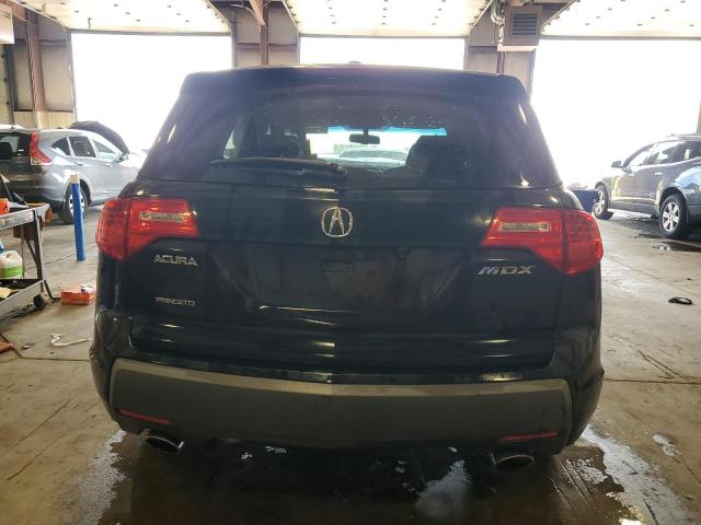 2HNYD28439H517418 - 2009 ACURA MDX TECHNOLOGY BLACK photo 6