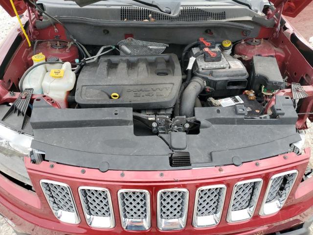 1C4NJDEB8GD673125 - 2016 JEEP COMPASS LATITUDE RED photo 12