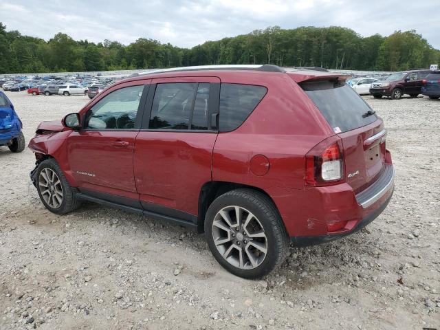 1C4NJDEB8GD673125 - 2016 JEEP COMPASS LATITUDE RED photo 2
