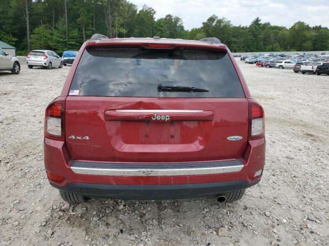 1C4NJDEB8GD673125 - 2016 JEEP COMPASS LATITUDE RED photo 6