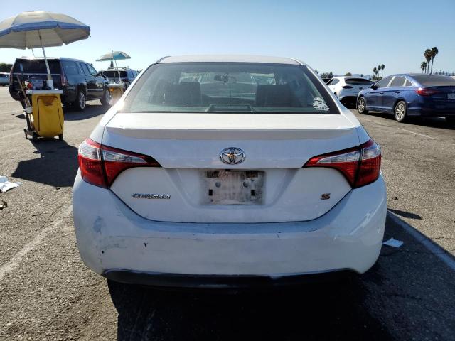 5YFBURHE3EP154989 - 2014 TOYOTA COROLLA L WHITE photo 6