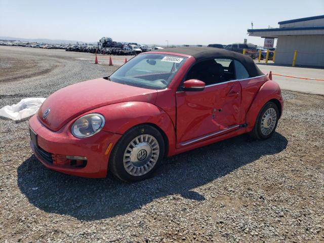 3VW517AT2FM807417 - 2015 VOLKSWAGEN BEETLE 1.8T RED photo 1