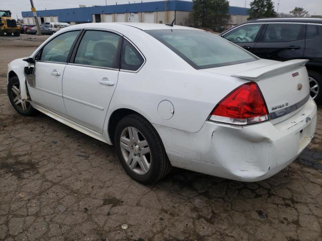 2G1WG5EK6B1238884 - 2011 CHEVROLET IMPALA LT WHITE photo 2