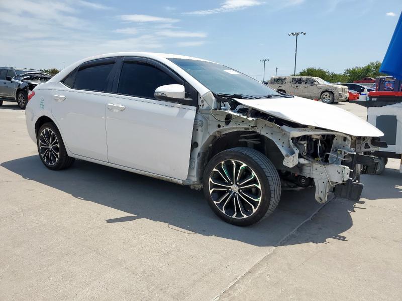 2T1BURHEXEC106860 - 2014 TOYOTA COROLLA L WHITE photo 4