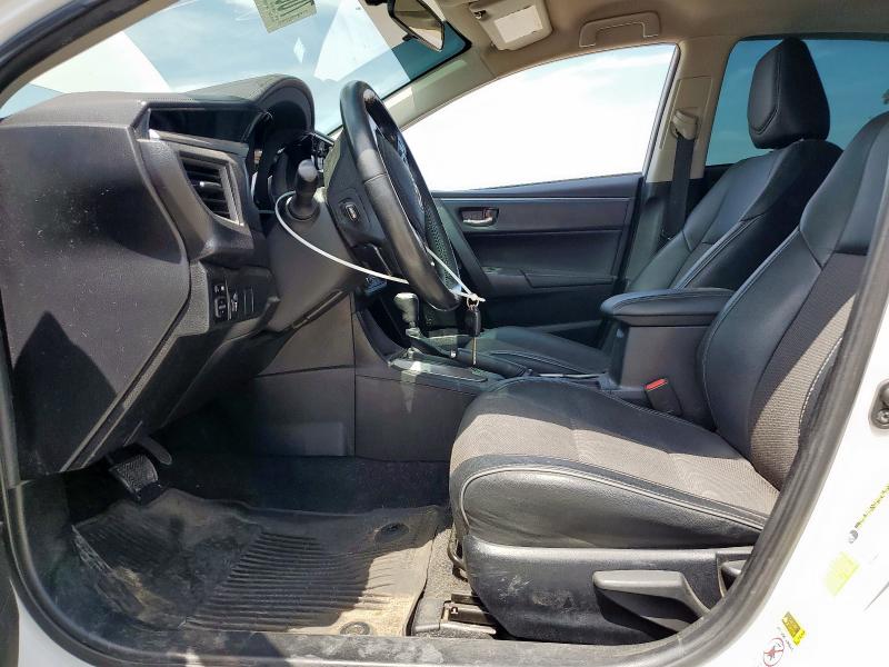 2T1BURHEXEC106860 - 2014 TOYOTA COROLLA L WHITE photo 7