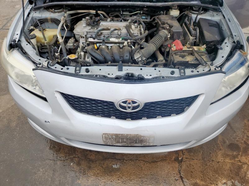 2T1BU4EE5AC484196 - 2010 TOYOTA COROLLA LE BASE SILVER photo 11