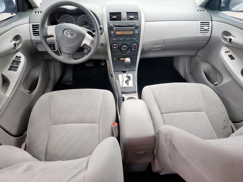 2T1BU4EE5AC484196 - 2010 TOYOTA COROLLA LE BASE SILVER photo 8