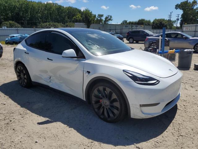 7SAYGDEF1NF399239 - 2022 TESLA MODEL Y WHITE photo 4