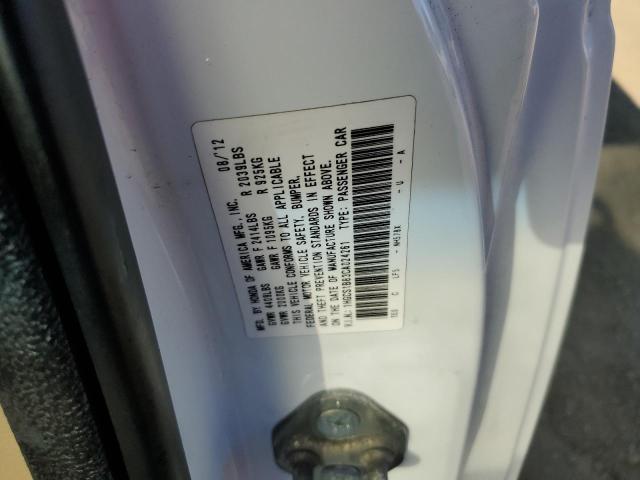 1HGCS1B83CA024261 - 2012 HONDA ACCORD EXL თეთრი ფოტო 13