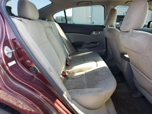 19XFB2F87CE322448 - 2012 HONDA CIVIC EX MAROON photo 10