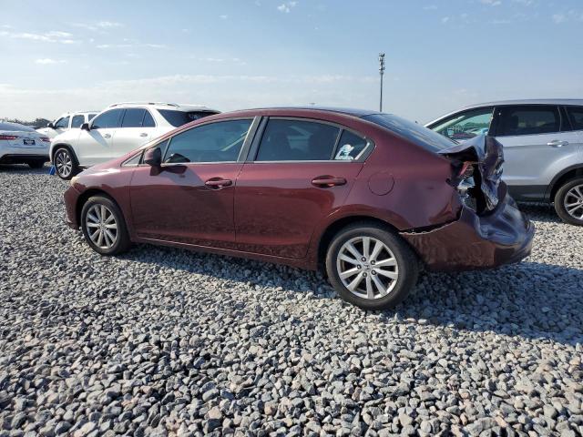 19XFB2F87CE322448 - 2012 HONDA CIVIC EX MAROON photo 2