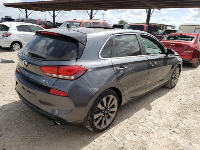 KMHH55LC1JU057675 - 2018 HYUNDAI ELANTRA GT SPORT GRAY photo 3