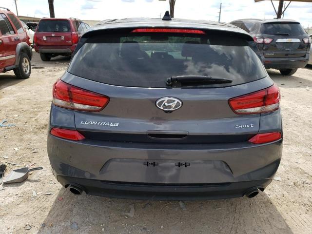 KMHH55LC1JU057675 - 2018 HYUNDAI ELANTRA GT SPORT GRAY photo 6