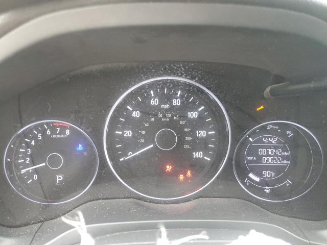 3CZRU5H30MM709726 - 2021 HONDA HR-V LX SILVER photo 9