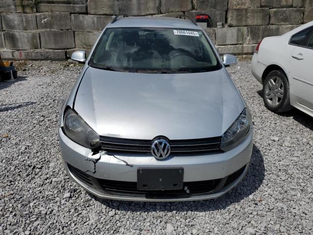 3VWPL7AJXCM676797 - 2012 VOLKSWAGEN JETTA TDI SILVER photo 5
