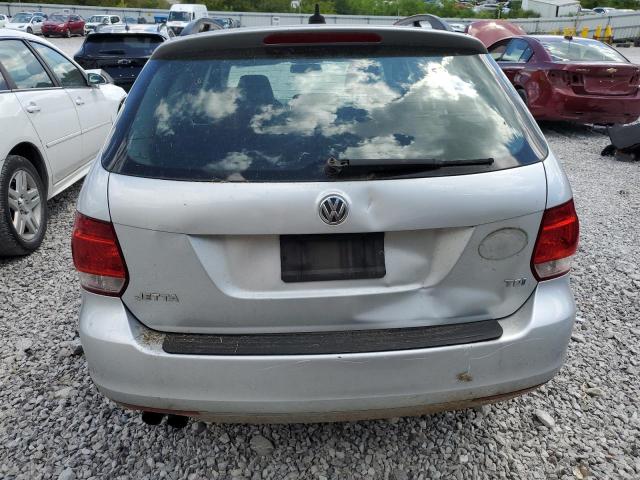 3VWPL7AJXCM676797 - 2012 VOLKSWAGEN JETTA TDI SILVER photo 6