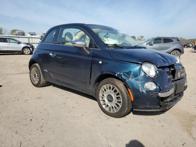 3C3CFFER5FT656698 - 2015 FIAT 500 LOUNGE BLUE photo 4