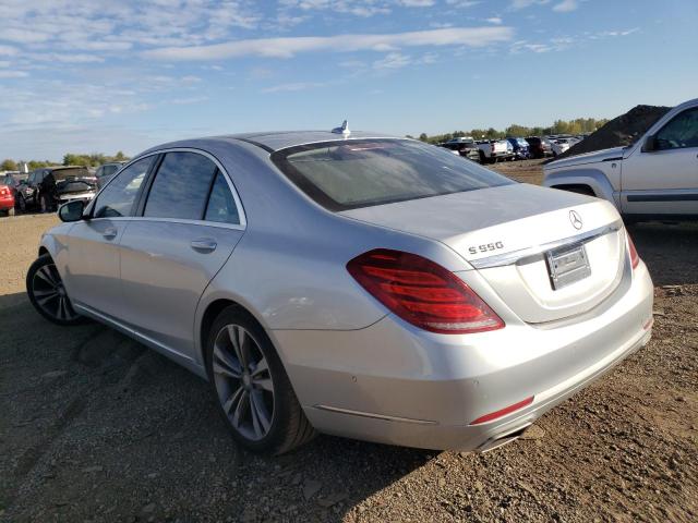 WDDUG8CB7FA091558 - 2015 MERCEDES-BENZ S550 550 SILVER photo 2