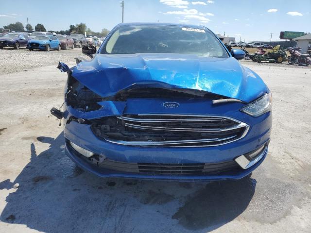 3FA6P0H71JR109212 - 2018 FORD FUSION SE أزرق صورة 5