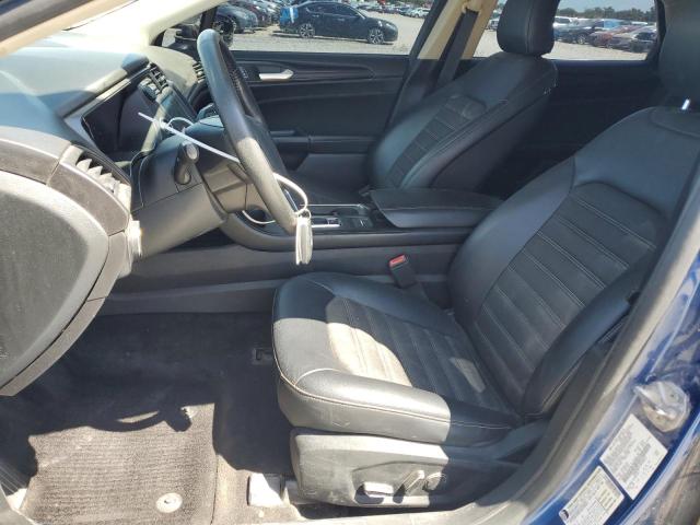3FA6P0H71JR109212 - 2018 FORD FUSION SE أزرق صورة 7