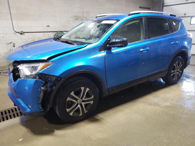 JTMBFREV1JJ727482 - 2018 TOYOTA RAV4 LE BLUE photo 1