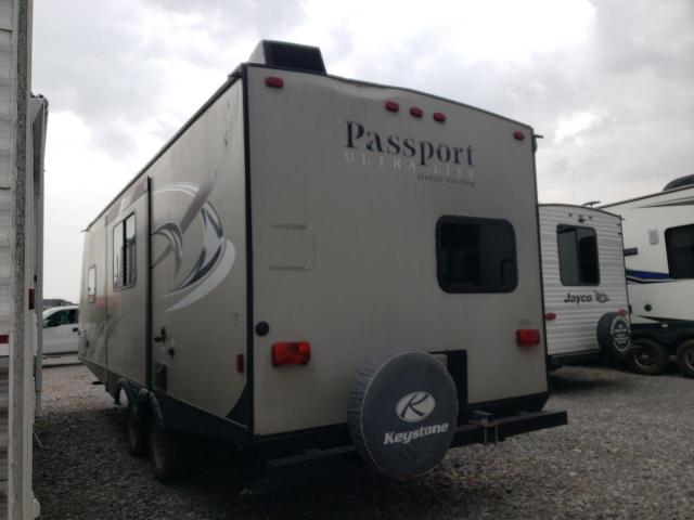 4YDT24022HK412143 - 2017 KEYSTONE PASSPORT TAN photo 3