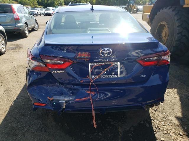 4T1G11AK2RU189592 - 2024 TOYOTA CAMRY SE NIGHT SHADE BLUE photo 6