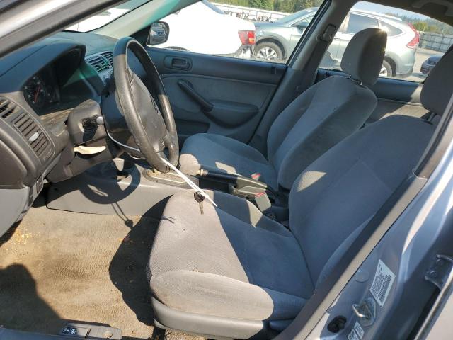 2HGES16541H520189 - 2001 HONDA CIVIC LX SILVER photo 7