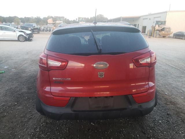 KNDPB3A22D7376271 - 2013 KIA SPORTAGE BASE RED photo 6