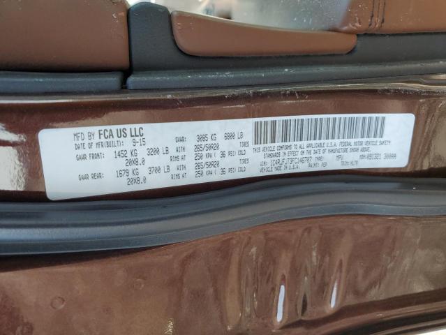 1C4RJFJT3FC146707 - 2015 JEEP GRAND CHER SUMMIT ყავისფერი ფოტო 13