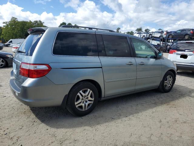 5FNRL38897B007616 - 2007 HONDA ODYSSEY TOURING TURQUOISE photo 3