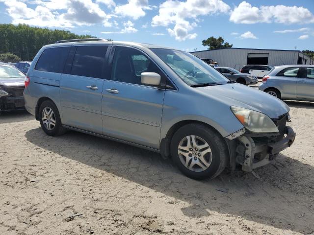5FNRL38897B007616 - 2007 HONDA ODYSSEY TOURING TURQUOISE photo 4