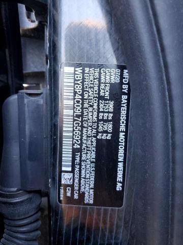 WBY8P4C09L7G56924 - 2020 BMW I3 REX 黑色 照片 13