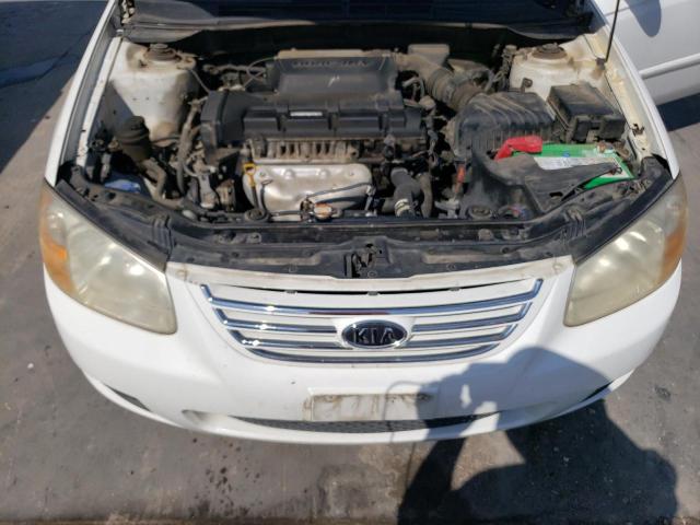 KNAFE121375485512 - 2007 KIA SPECTRA EX WHITE photo 11