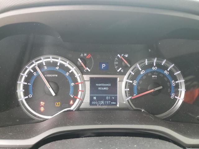 JTEBU5JR1J5492478 - 2018 TOYOTA 4RUNNER SR5/SR5 PREMIUM SILVER photo 9