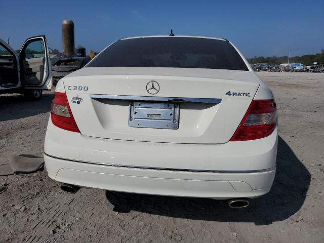 WDDGF8BB1BR158541 - 2011 MERCEDES-BENZ C 300 4MATIC WHITE photo 6