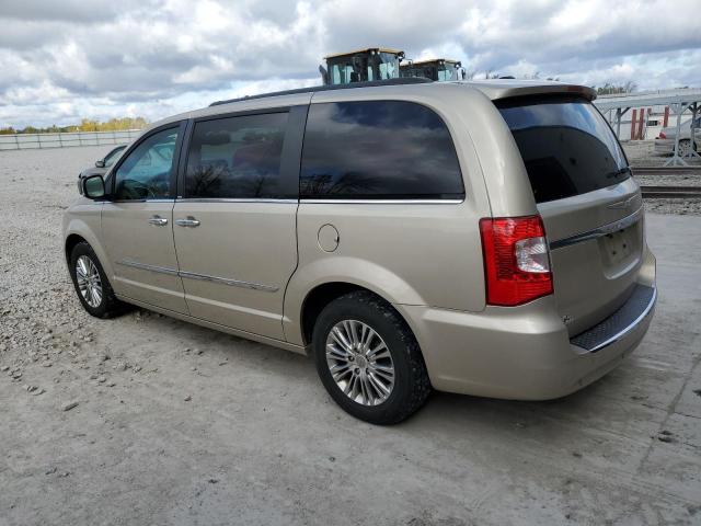 2C4RC1CG6ER273289 - 2014 CHRYSLER TOWN & COU TOURING L GOLD photo 2