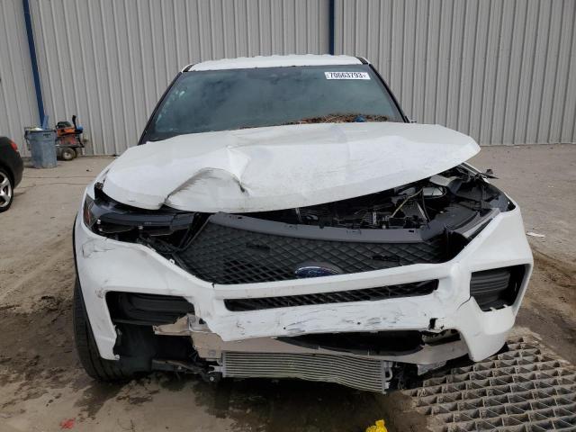 1FM5K8AB1MGA24797 - 2021 FORD EXPLORER POLICE INTERCEPTOR 白色 照片 5