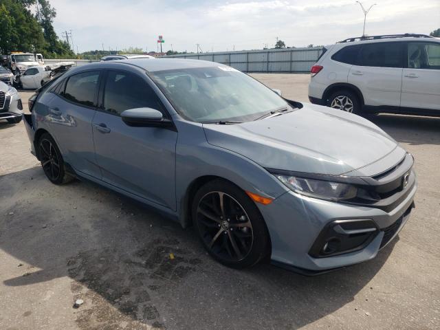 SHHFK7H4XMU218005 - 2021 HONDA CIVIC SPORT GRAY photo 4