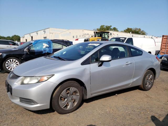 2HGFG3B50DH514398 - 2013 HONDA CIVIC LX SILVER photo 1