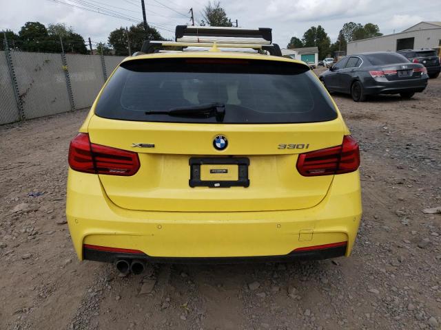 WBA8K3C57KFH12835 - 2019 BMW 330XI YELLOW photo 6