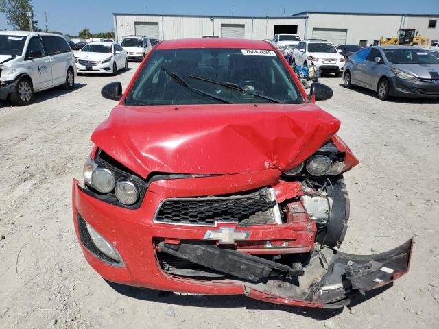 1G1JG5SB7F4166280 - 2015 CHEVROLET SONIC RS RED photo 5