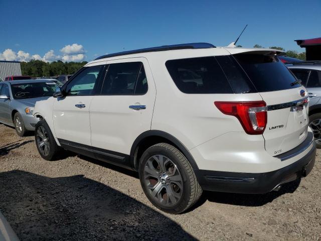 1FM5K8F85KGA20861 - 2019 FORD EXPLORER LIMITED Սպիտակ լուսանկար 2