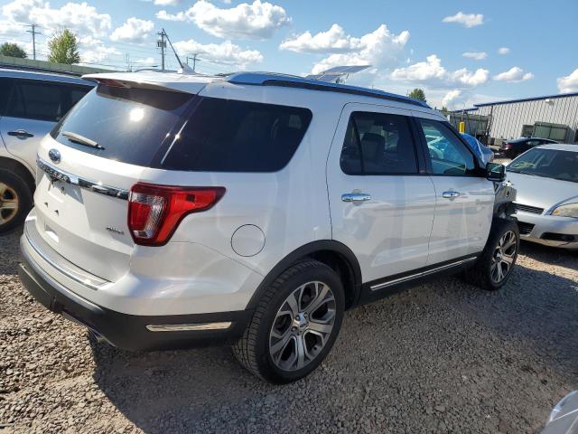 1FM5K8F85KGA20861 - 2019 FORD EXPLORER LIMITED Սպիտակ լուսանկար 3