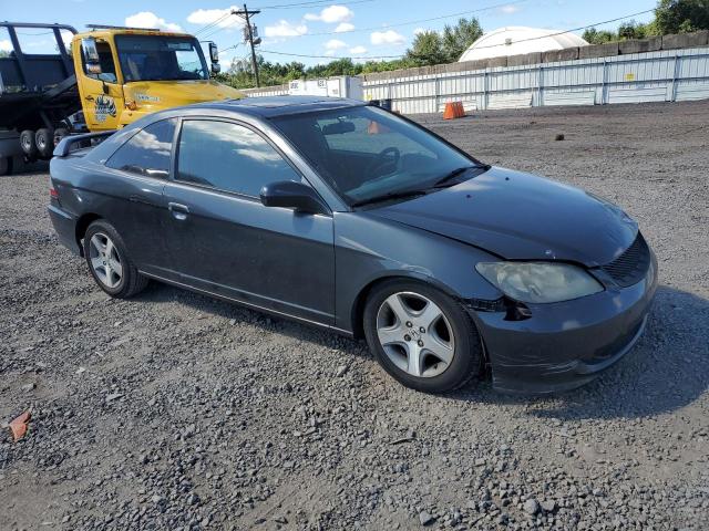 1HGEM22994L055196 - 2004 HONDA CIVIC EX GRAY photo 4