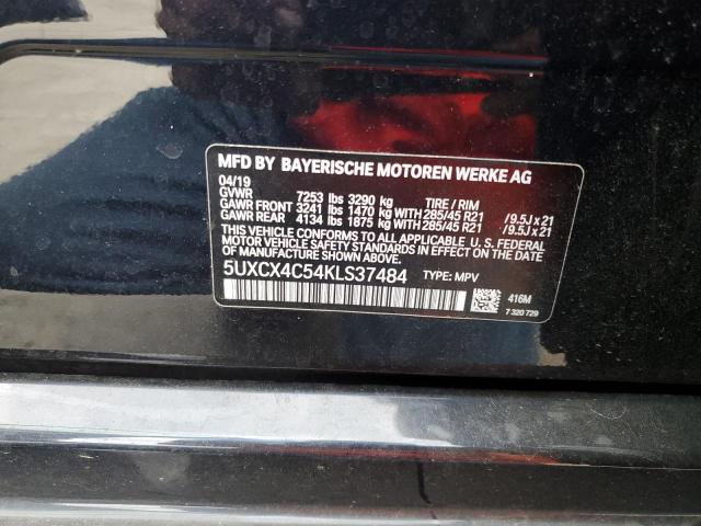 5UXCX4C54KLS37484 - 2019 BMW X7 XDRIVE50I BLACK photo 13